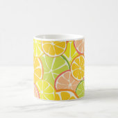 Sommer-Zitrus-Scheibe Kaffeetasse (Mittel)