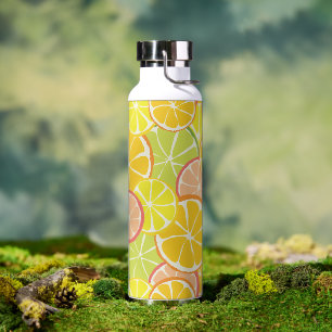 Sommer-Zitrus-Scheibe Trinkflasche