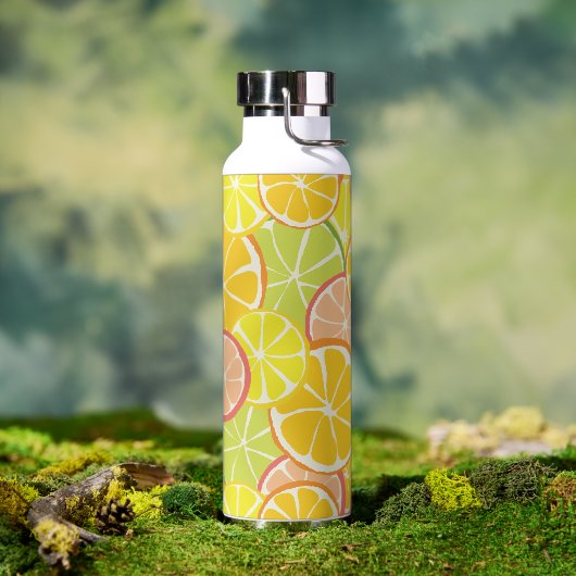 Sommer-Zitrus-Scheibe Trinkflasche (Außenbereich)