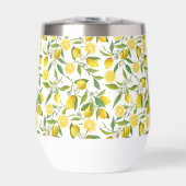 Sommer-Zitrusblumen-Monogramm-Anfangsbuchstaben (Vorderseite)