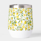 Sommer-Zitrusblumen-Monogramm-Anfangsbuchstaben (Rückseite)