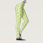 Sommer-Zitrusfrucht-Limone Gamaschen - Leggings (Rechts)