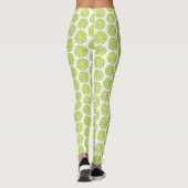 Sommer-Zitrusfrucht-Limone Gamaschen - Leggings (Rückseite)