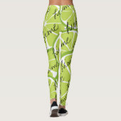 Sommer-Zitrusfrucht-Limone Leggings - mutiger (Rückseite)