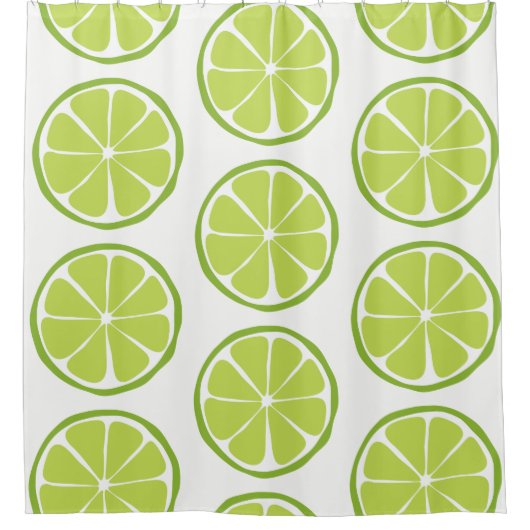Sommer-Zitrusfrucht-Limoner Duschvorhang (Vorderseite)