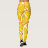 Sommer-Zitrusfrucht-orange Leggings - mutiger (Rückseite)