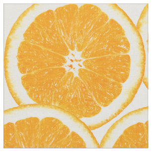 Sommer-Zitrusfrucht-Orangen-Scheiben Stoff