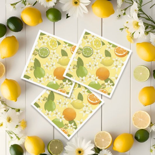 Sommer-Zitrusfrucht-Papier-Servietten Serviette