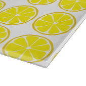 Sommer-Zitrusfrucht-Zitronen-Glasschneiden-Brett Schneidebrett (Ecke)