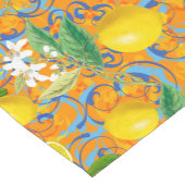 Sommer, Zitrusfrüchte, Bohus, Böhmen, blühendes Mi Kurzer Tischläufer (Ecke)