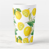 Sommer, Zitrusfrüchte, mediterraner Blumenstil, Zi Milchtasse (Vorderseite)