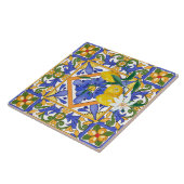 Sommer,Zitrusfrüchte,sizilianischer,mediterraner S Fliese (Seite)