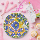 Sommer,Zitrusfrüchte,sizilianischer,mediterraner S Pappteller (Party)