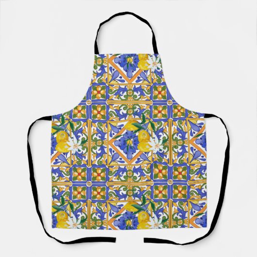 Sommer,Zitrusfrüchte,sizilianischer,mediterraner S Schürze (Vorderseite)
