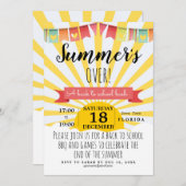 Sommer zurück ins Party laden ein Plakat ein Einladung (Vorne/Hinten)