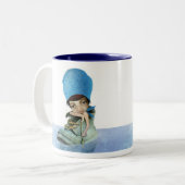 Sommer Zweifarbige Tasse (Vorderseite Links)