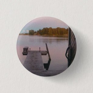 Sommerabend im schwedischen Archipel Button