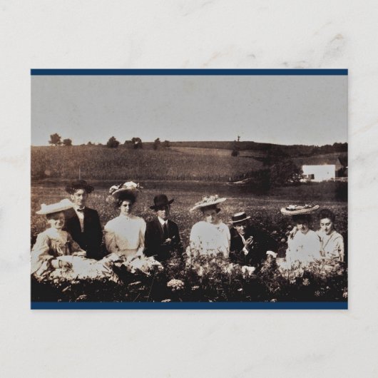 Sommerabend Postkarte (Vorderseite)