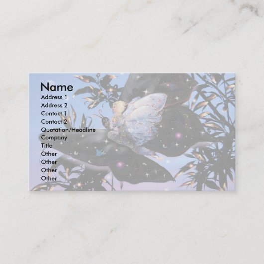 Sommerabend Visitenkarte (Vorderseite)