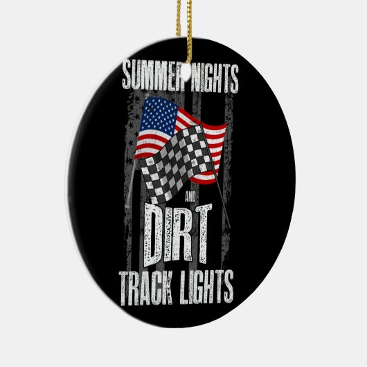 Sommerabende dunkle Track Lights Racing Motocross Keramik Ornament (Rechts)
