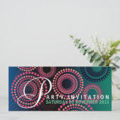 Sommerabende Feuerwerk Party Einladung (Stehend Vorderseite)