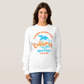 Sommerabenteuer California Westküste Surf Rider Sweatshirt (Vorne ganz)