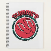 Sommerabenteuer | Flip-Flops & Travel-Inspiriert Planer (Vorderseite)