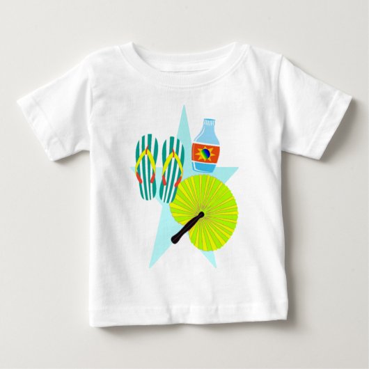 Sommerabschlag Baby T-shirt (Vorderseite)