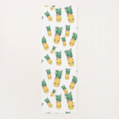 Sommerananas Obst Kawaii Niedliches Gesicht Yogamatte (Rückseite)