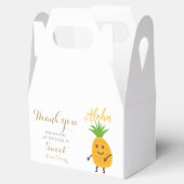 Sommerananas Tropical Aloha Geburtstagsparty Geschenkschachtel (Geöffnet)