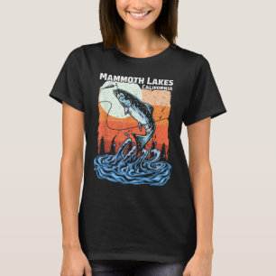Sommerangeln Retro-Sonnenuntergang Kalifornien Mam T-Shirt
