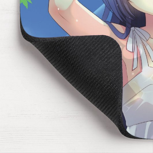 Sommeranime-Mädchen Mousepad (Ecke)