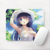 Sommeranime-Mädchen Mousepad (Mit Mouse)