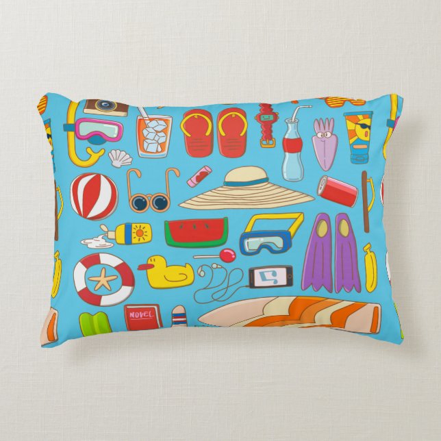 Sommerartikel-Kollektion für Sommerzeit Dekokissen (Vorderseite)