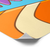 Sommerartikel-Kollektion für Sommerzeit Poster (Ecke)