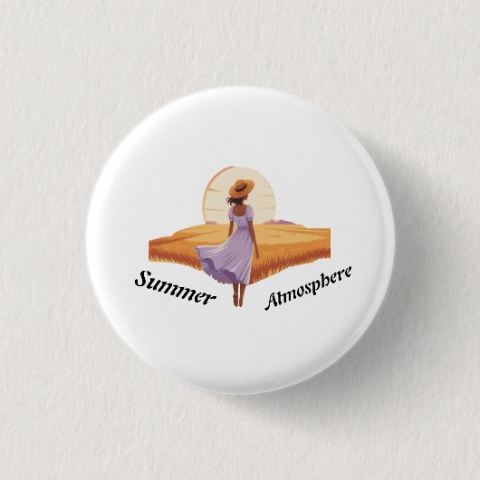 Sommeratmosphäre Button (Vorderseite)