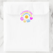 Sommeraufkleber Runder Aufkleber (Tasche)