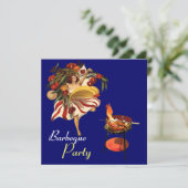 SOMMERBARBEQUE PARTY DANCE , ITALIENISCHE KÜCHE EINLADUNG (Stehend Vorderseite)