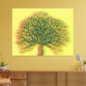 Sommerbaum Leinwanddruck (Insitu (Wohnzimmer))