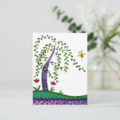 Sommerbaum Postkarte (Stehend Vorderseite)