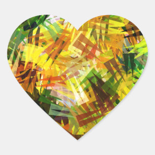 SOMMERBÄUME Herz-Aufkleber