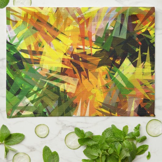 SOMMERBÄUME KÜCHENTUCH (Gefaltet)