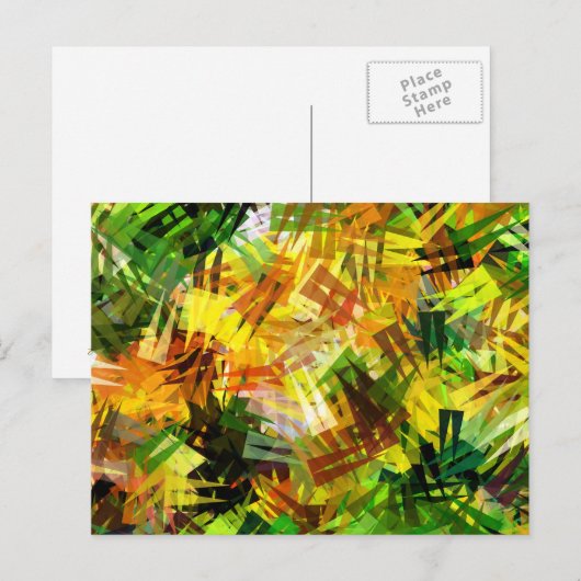 SOMMERBÄUME POSTKARTE (Vorne/Hinten)