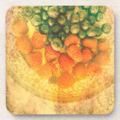 Sommerbeeren Getränkeuntersetzer (Vorderseite)