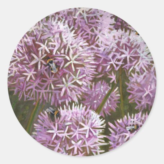 Sommerbienen 2014 runder aufkleber (Vorderseite)