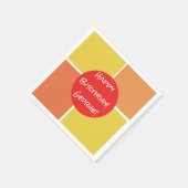 Sommerbilder, Urlaub und Geburtstage Serviette (Ecke)