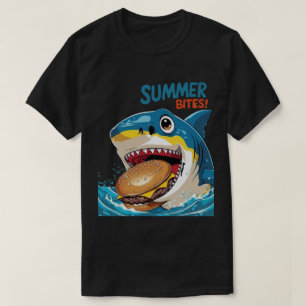 Sommerbisse – Hai Blau T-Shirt