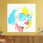 Sommerblick Leinwanddruck (Insitu (Wohnzimmer))