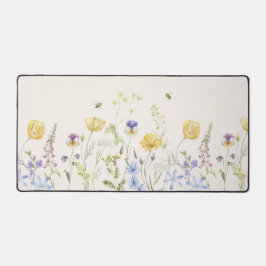 Sommerblicke, Wildblumen, Aquarell Schreibtischunterlage