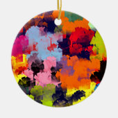 SOMMERBLUME KERAMIK ORNAMENT (Vorne)